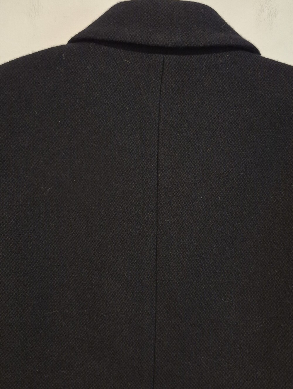 Vtg Talbots Collection Blazer Wool/Silk Blend Black Made In Italy Cropped Size 8 - Picture 7 of 10